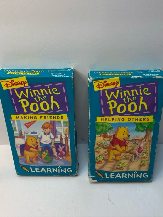 Disney Other - Vintage Disney Winnie the Pooh Learning Helping Others  & Making Friends VHS